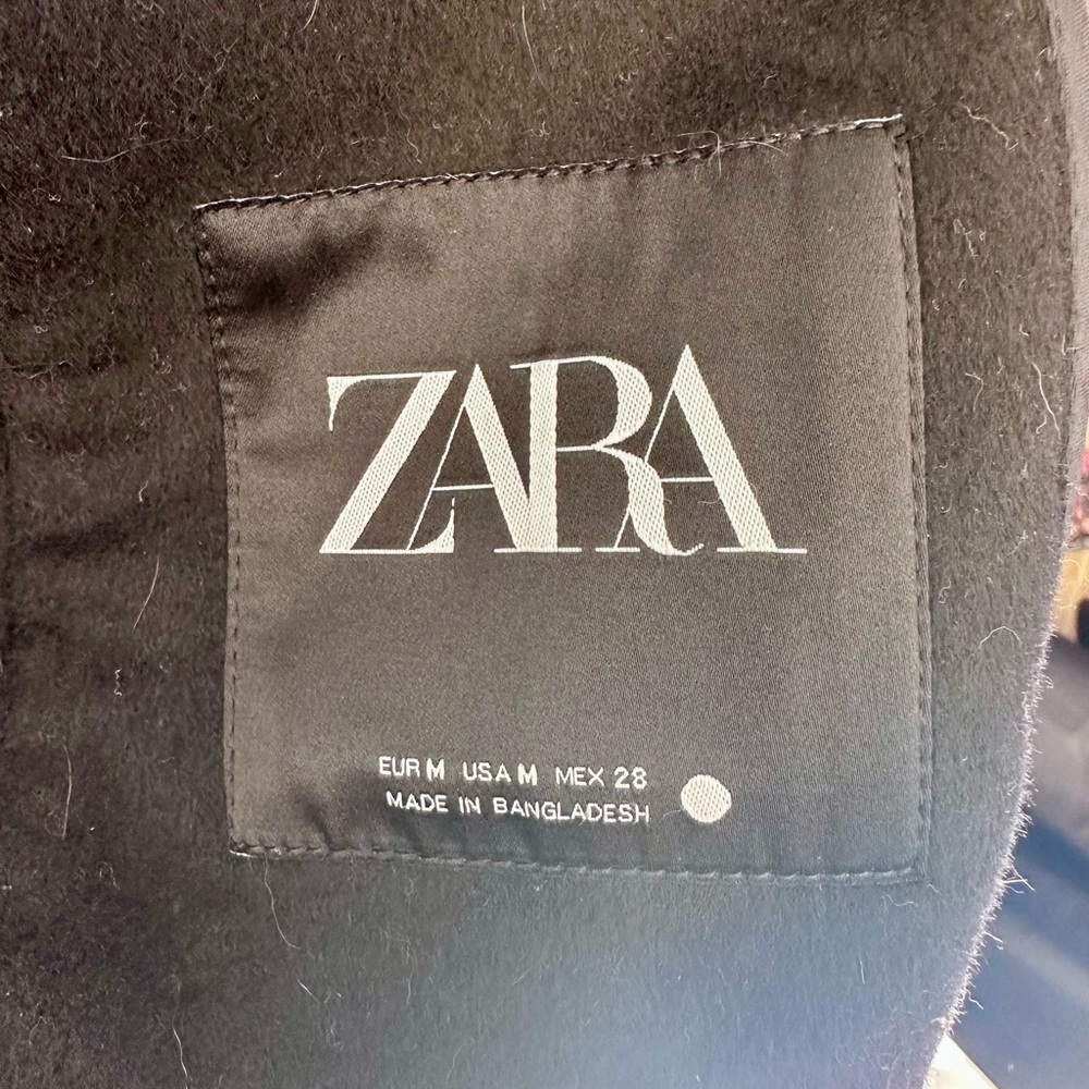 Zara Black Pea Coat for Women - Picture 9 of 9